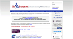 Desktop Screenshot of biopartner.co.uk