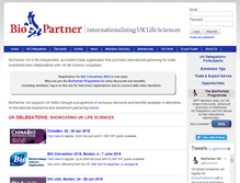 Tablet Screenshot of biopartner.co.uk
